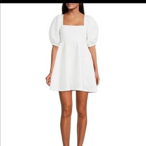 Free People Violet White Mini Dress